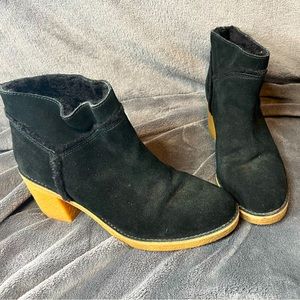 UGG 1018644 WOMEN'S KASEN WINTER BOOT BLACK SIZE 8.5